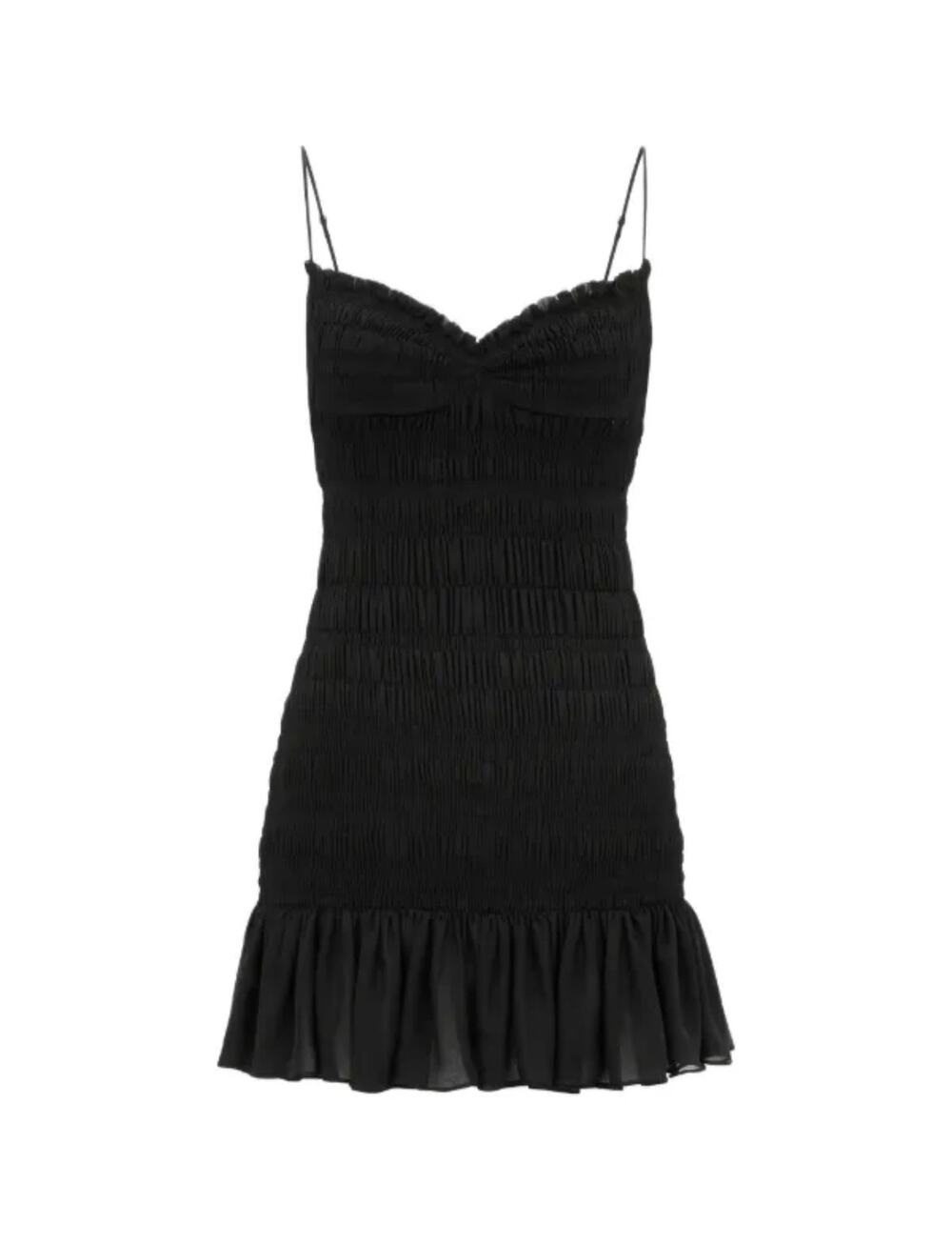 Saint Laurent Ruffled Dress